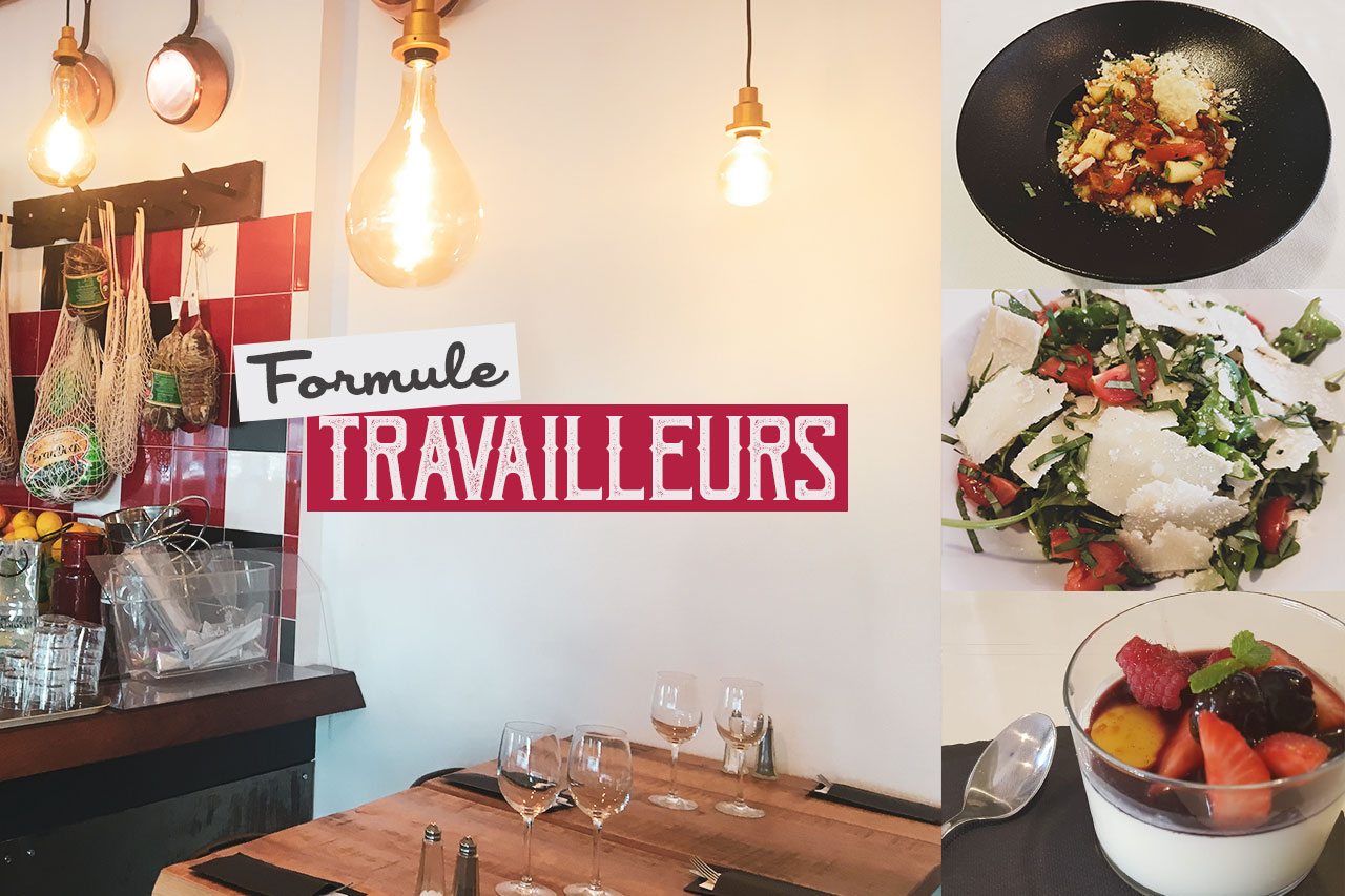 formule déjeuner restaurant italien La Nonna Hendaye